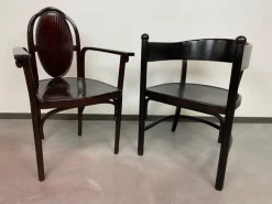 Pamono Secession Armchairs attributed to Josef Hoffmann, 1890s, Set of 2 Discount