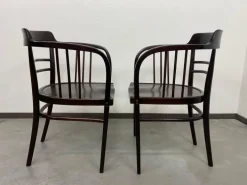 Pamono Secession No. 6093 Armchairs attributed to Otto Wagner for Thonet, 1890s, Set of 2 Sale