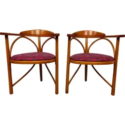 Pamono Secession No. 81 Tripod Chairs attributed to Thonet, 1930s, Set of 2 Sale
