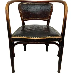 Pamono Secession Office Chair by Gustav Siegel for J&J Kohn, 1890s Best