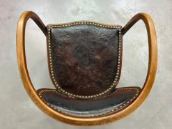 Pamono Secession Office Chair by Gustav Siegel for J&J Kohn, 1890s Best