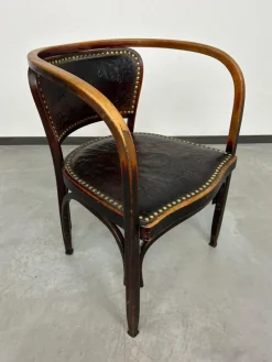 Pamono Secession Office Chair by Gustav Siegel for J&J Kohn, 1890s Best