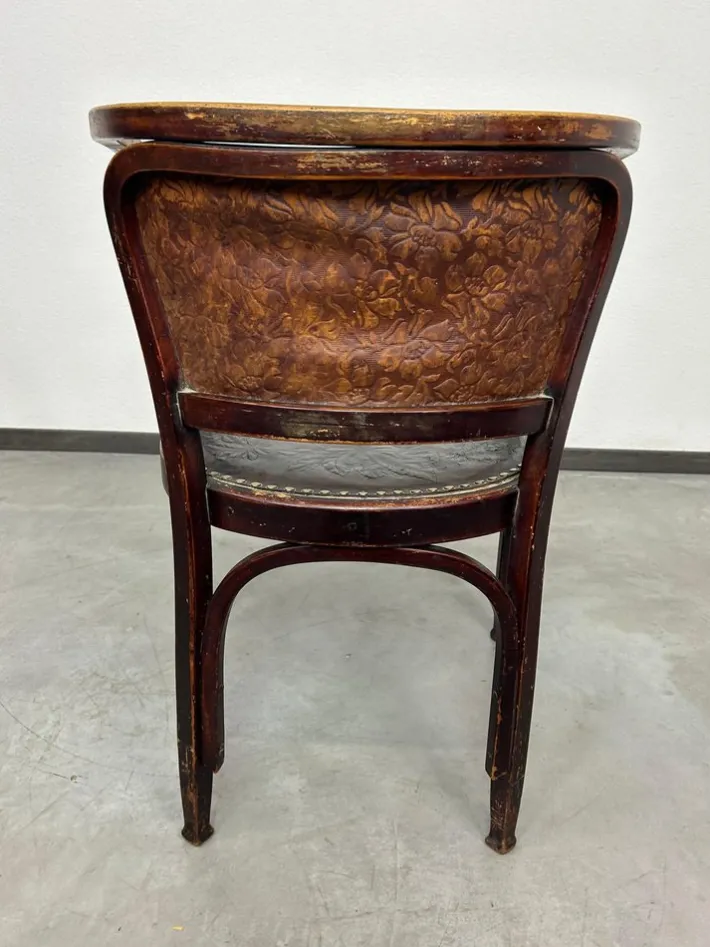 Pamono Secession Office Chair by Gustav Siegel for J&J Kohn, 1890s Best