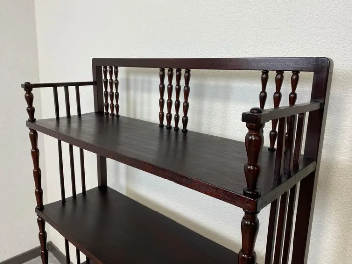 Pamono Secession Wood Bookshelf, 1890s