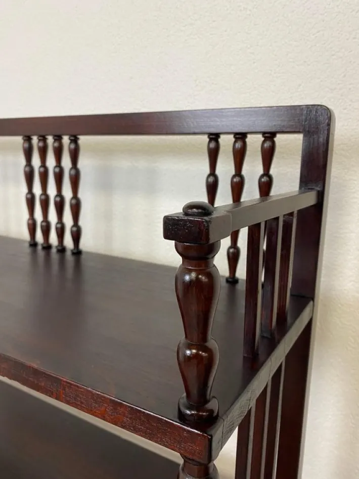 Pamono Secession Wood Bookshelf, 1890s