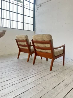 Pamono Senator Easy Chairs by Ole Wanscher for Cado, 1960s, Set of 2 Best