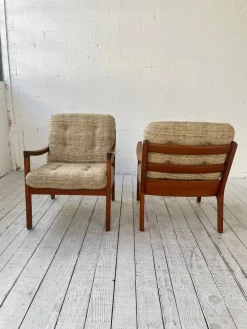 Pamono Senator Easy Chairs by Ole Wanscher for Cado, 1960s, Set of 2 Best