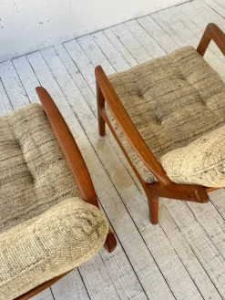Pamono Senator Easy Chairs by Ole Wanscher for Cado, 1960s, Set of 2 Best