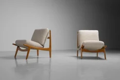 Pamono Set of 790 Lounge Chairs by Joseph André Motte for Steiner, France, 1960s Sale