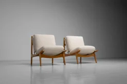 Pamono Set of 790 Lounge Chairs by Joseph André Motte for Steiner, France, 1960s Sale