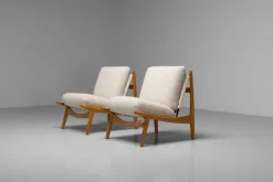 Pamono Set of 790 Lounge Chairs by Joseph André Motte for Steiner, France, 1960s Sale