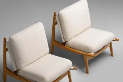 Pamono Set of 790 Lounge Chairs by Joseph André Motte for Steiner, France, 1960s Sale