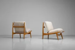Pamono Set of 790 Lounge Chairs by Joseph André Motte for Steiner, France, 1960s Sale