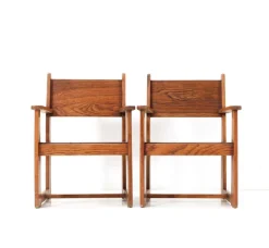 Pamono Set of Art Deco Children's Armchairs by Jan Wils for Eik en Linden, 1918 Sale