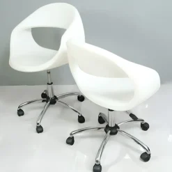 Pamono Set of Baba Sintesi Tolomei Swivel and Adjustable Armchairs for BBB Italia New