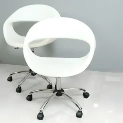 Pamono Set of Baba Sintesi Tolomei Swivel and Adjustable Armchairs for BBB Italia New