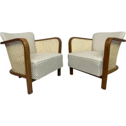 Pamono Set of Bauhaus Chairs by Lajos Kozma for Thonet, 1930s Sale