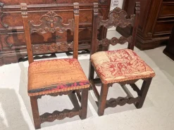 Pamono Set of Carved Children's Chairs, 1600s Hot