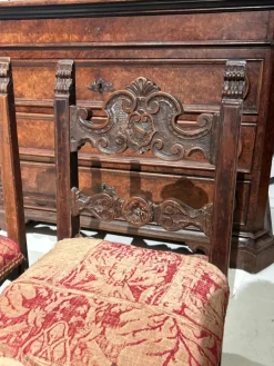 Pamono Set of Carved Children's Chairs, 1600s Hot