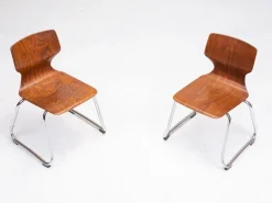 Pamono Set of Children's Chairs by Adam Stegner for Flötotto, 1970s Outlet