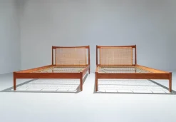 Pamono Set of Danish Beds by Børge Mogensen for Søborg Møbelfabrik, 1950s Clearance