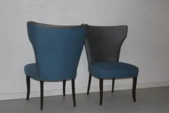 Pamono Set of High Back Chairs, 1950s New