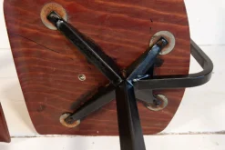 Pamono Set of Industrial School Chairs, 1960s Clearance