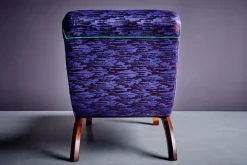 Pamono Set of Italian Chaise Lounge with Ottoman in Prelle Curated Fabric by Julia King, 1930s Discount