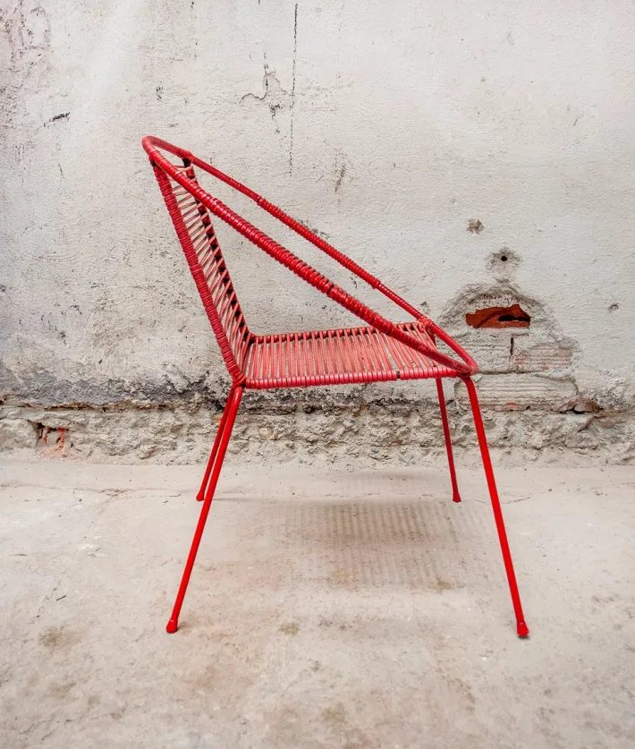Pamono Set of Italian Iron and Plastic Childrens Chairs, 1950s Outlet
