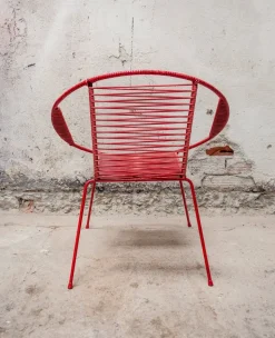 Pamono Set of Italian Iron and Plastic Childrens Chairs, 1950s Outlet