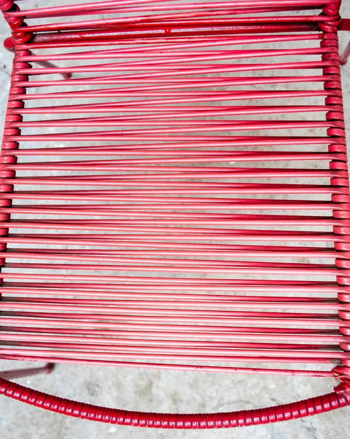 Pamono Set of Italian Iron and Plastic Childrens Chairs, 1950s Outlet