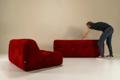 Pamono Set of Kali 3-Seater and 2-Seater Sofa by Michel Ducaroy for Ligne Roset, France, 1970s Clearance