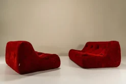 Pamono Set of Kali 3-Seater and 2-Seater Sofa by Michel Ducaroy for Ligne Roset, France, 1970s Clearance