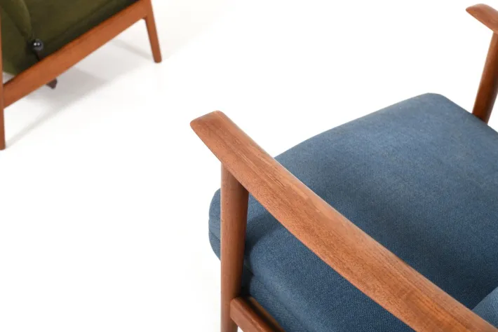 Pamono Set of Mid-Century Danish Teak Reclining Lounge Chairs, 1960s Discount