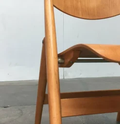 Pamono Set of Mid-Century German SE 18 Children Folding Chairs by Egon Eiermann for Wilde+spieth, 1950s Online