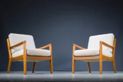 Pamono Set of Mid-Century Teak Senator Lounge Chairs by Ole Wanscher Outlet