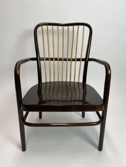 Pamono Set of Model A413F Armchairs by Josef Frank for Thonet, 1930