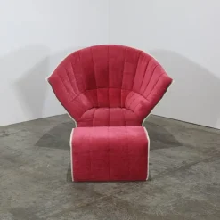 Pamono Set of Moël Armchair and Ottoman attributed to Inga Sempé for Ligne Roset, Set of 2 New