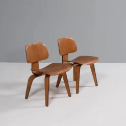Pamono Set of Plywood DCW Dining Chairs by Charles & Ray Eames for Herman Miller, 1950s Best