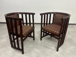 Pamono Set of Secession Fledermaus Armchairs by Josef Hoffmann, 1920s Clearance