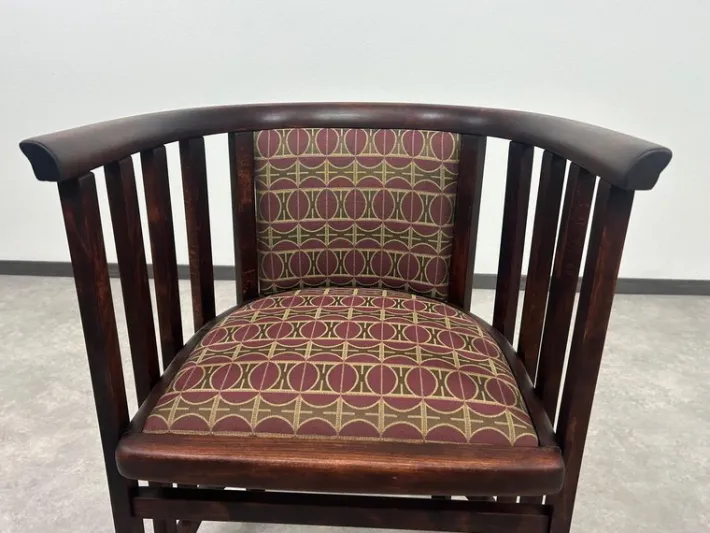 Pamono Set of Secession Fledermaus Armchairs by Josef Hoffmann, 1920s Clearance