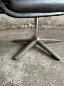 Pamono Set of Swivel Chair with Otoman by Delta Group Wilkhahn Delta Discount