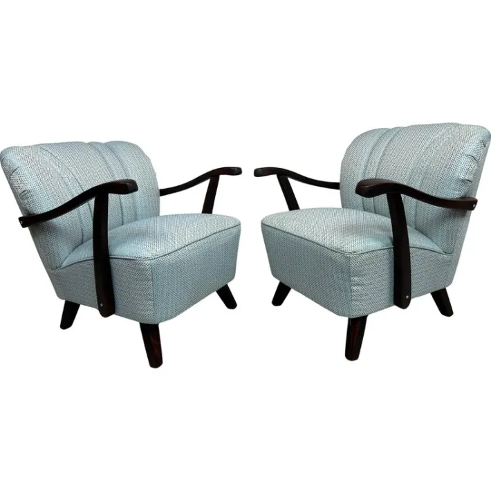 Pamono Set of Vintage Art Deco Chairs, 1940s Outlet