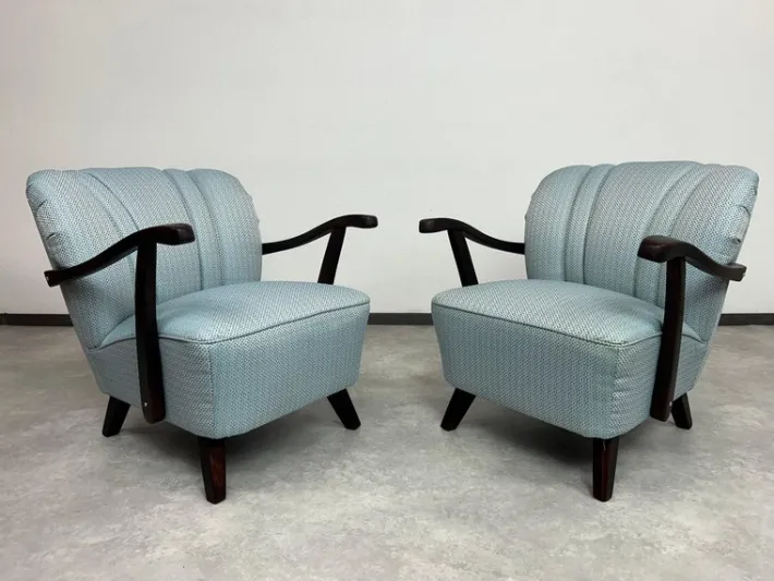 Pamono Set of Vintage Art Deco Chairs, 1940s Outlet