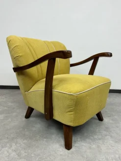 Pamono Set of Vintage Art Deco Lounge Chairs, 1940s New