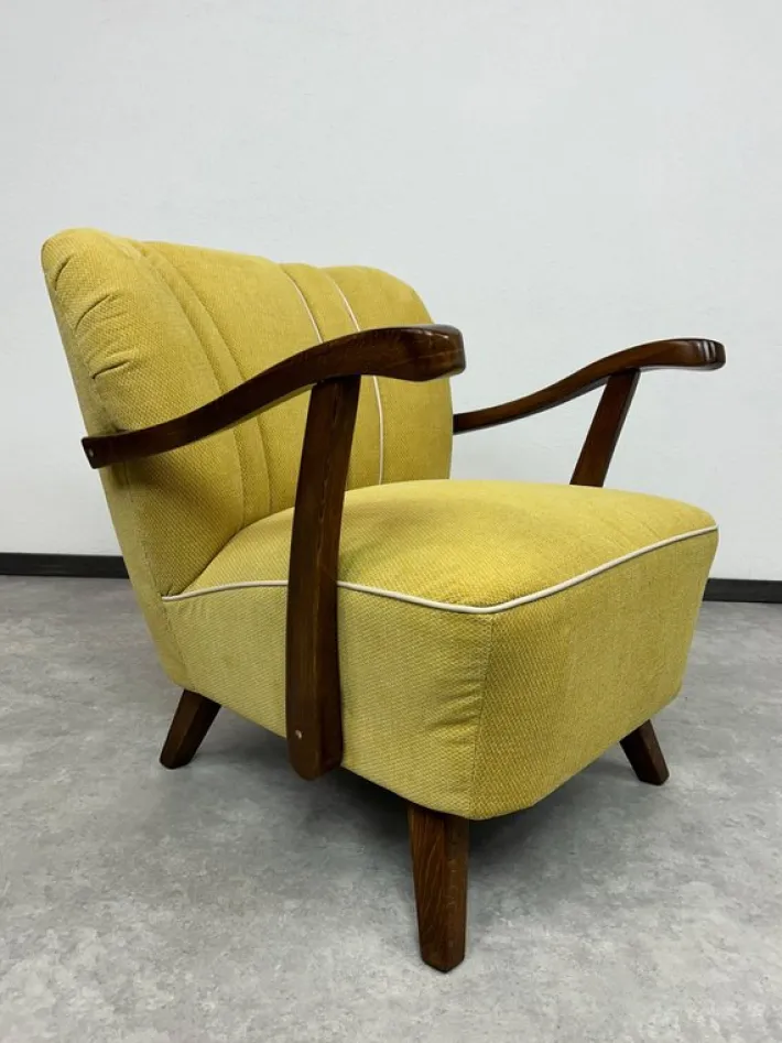 Pamono Set of Vintage Art Deco Lounge Chairs, 1940s New