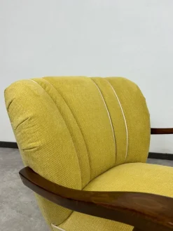 Pamono Set of Vintage Art Deco Lounge Chairs, 1940s New