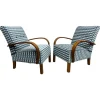 Pamono Set of Vintage Art Deco Lounge Chairs by Jindřich Halabala, 1930s Hot