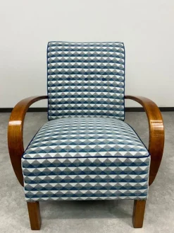 Pamono Set of Vintage Art Deco Lounge Chairs by Jindřich Halabala, 1930s Hot