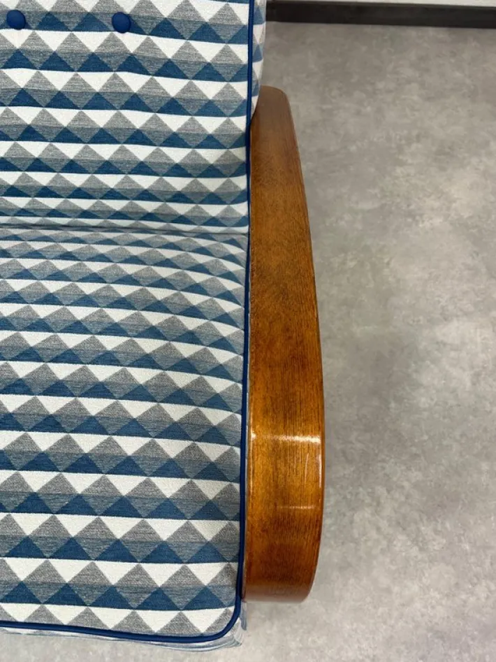 Pamono Set of Vintage Art Deco Lounge Chairs by Jindřich Halabala, 1930s Hot